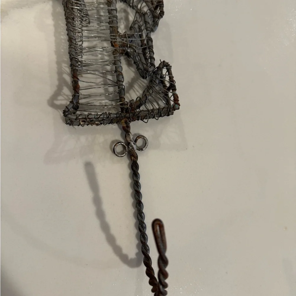 Anthropologie E monogram letter hook